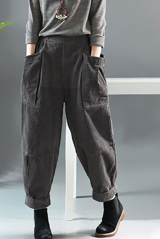 Casual Corduroy pants for Autumn and winter A011