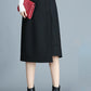 Irregular fall  a-line high waist skirt S014
