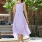 purple bridesmaid dress - women dress summer dresses chiffon dress -custom made (1003)