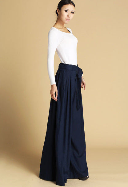 blue pants women