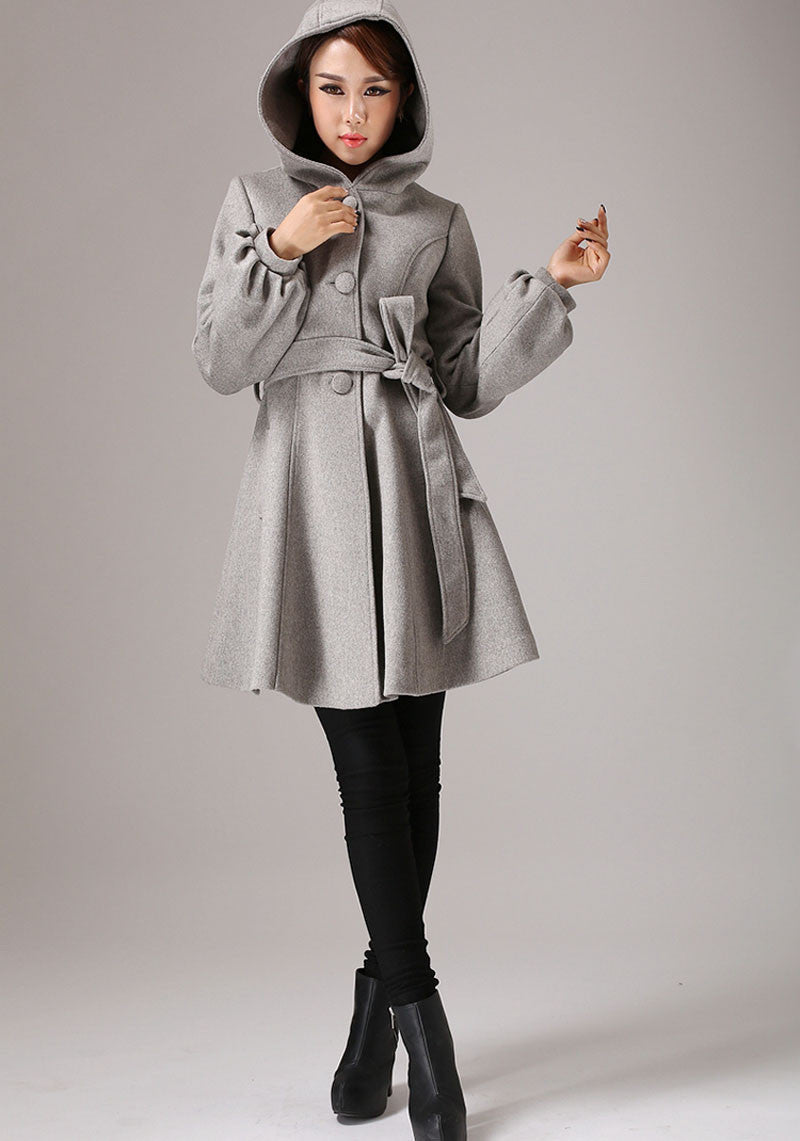 Short sleeve hotsell wool coat