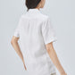 Women White Linen Shirt 4148