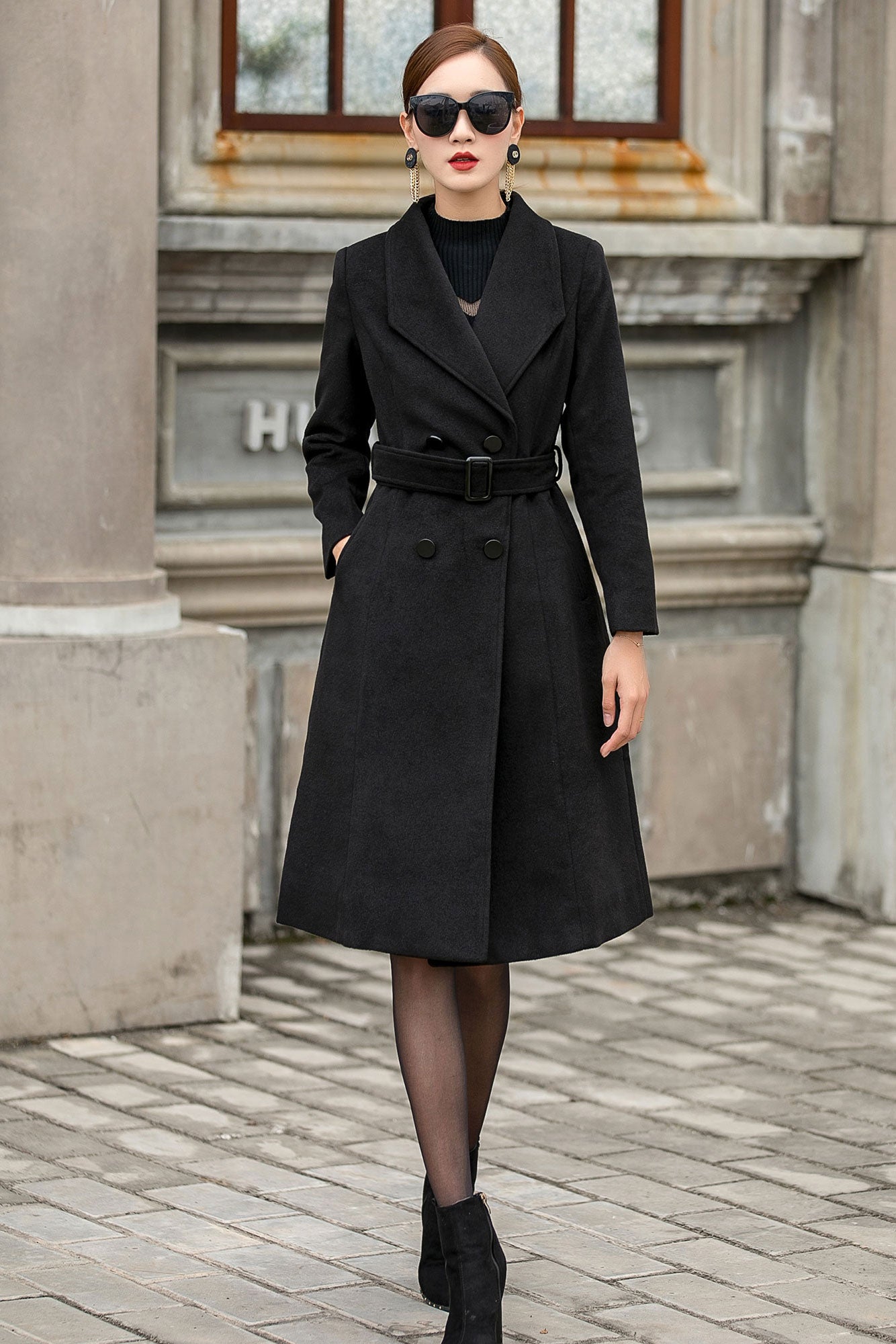 Black Wool Coat
