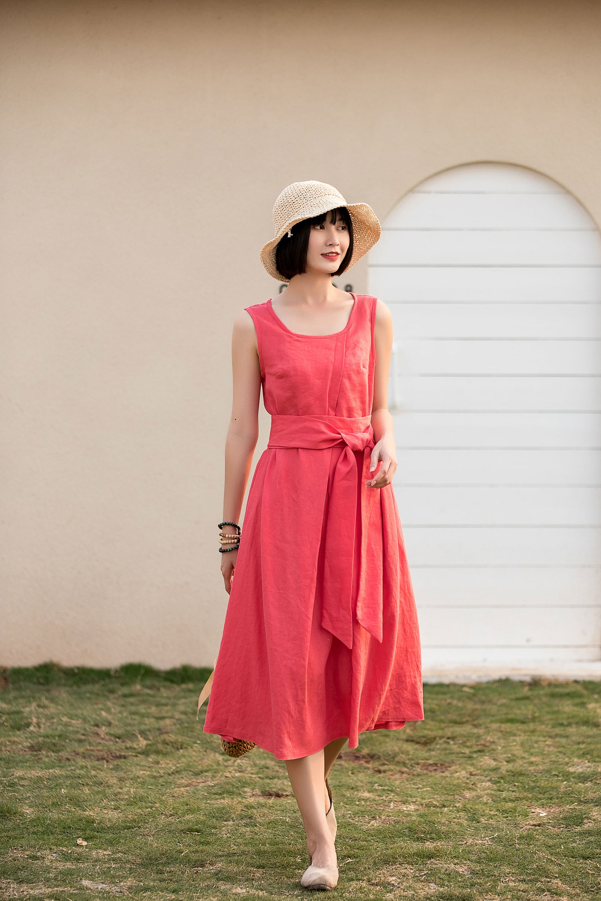 red cotton linen dress Petite Dress Red | Petite Clothing for Women | Trendy Petite Dresses | Petite Fashion | Petite Studio