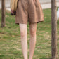 Causal Wide Elastic Waist Linen Women Shorts 281401