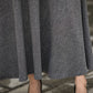 Casual Long Linen Maxi High Waist A Line Pleated Swing Skirt 2782#CK2100945