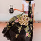 Women's Floral Chiffon Skirt 275301