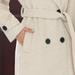 Autumn Winter Beige Long Wool Coat 4018