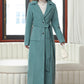 Women Simple Long Wool Coat 4026