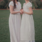 White Women Wedding Summer Linen Dress 3705