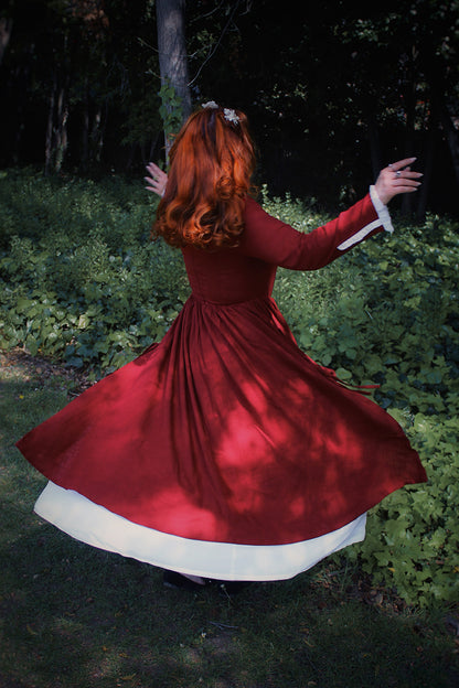 New Spring Summer Retro Linen Maxi dresses 3425#