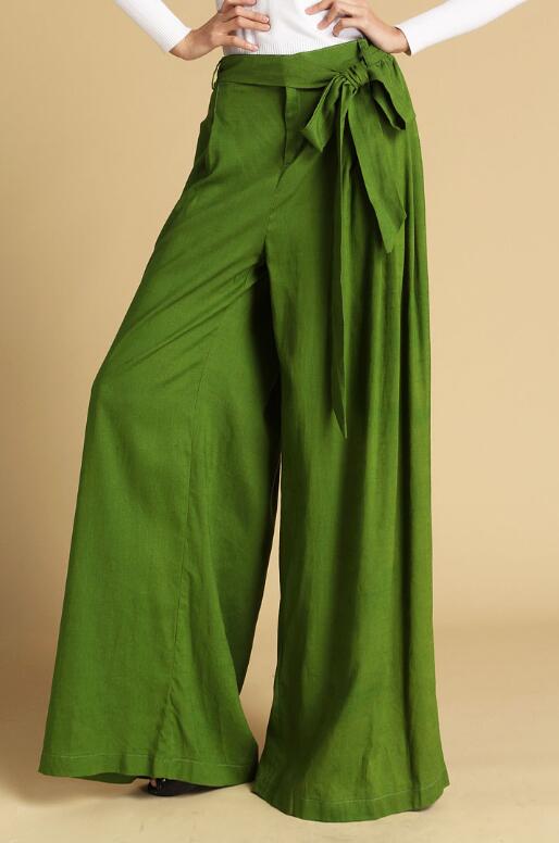 grass green pants