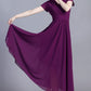 Women's Long Chiffon Dress, Dance maxi dress 3391