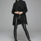 Winter Coat Zipper Jacket Women Wool Coat in Color Black 1363