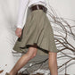 linen mini skirt