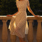 Women Summer Floral Chiffon Dress 3815