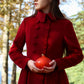 Double-breasted wool princess coat 3219