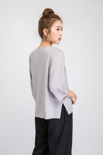 linen blouse