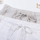 Womens linen baggy pants with drawstring waist 1942