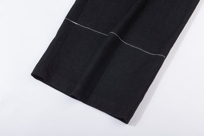 maxi linen pants