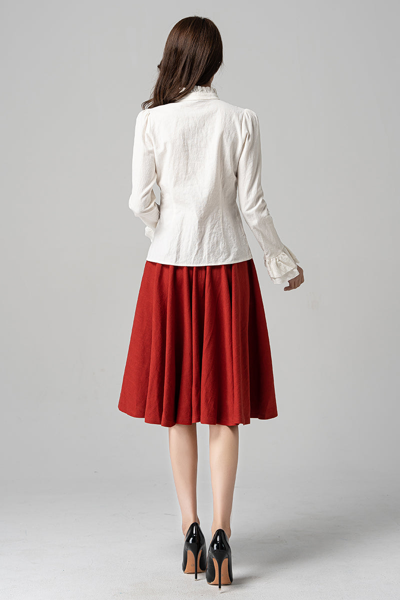 Women's Custom Linen Blouse 4184