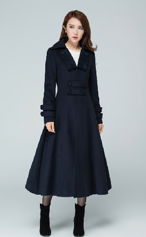 navy blue coat
