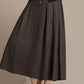 Hang down feeling linen skirt for autumn J084-14