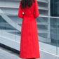 Long Double Breasted Wool Coat 3981