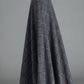 Plaid High Waist Winter Wool Skirt 3784