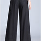 Fashion Casual Women Linen Wide Leg Pants 3526