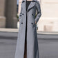 Double Breasted Long wool coat for women  3193