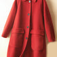 Pure Color Korean Medium-length Wool Coat 3774