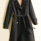 Autumn Winter Long Double-breasted Wool Coat 3773