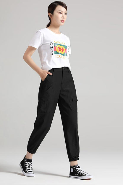 black cusual pants