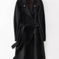 Women Long Wool Maxi Elegant Autumn Winter Coat 3753