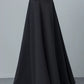 Women Simple A-Line Long Skirt 4092