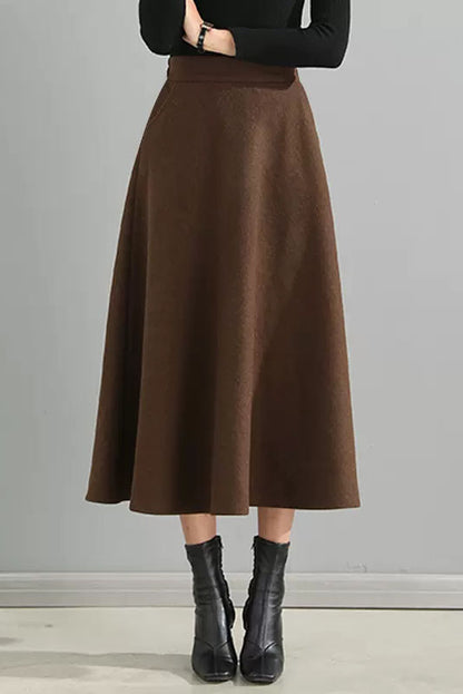 Women Autumn Winter Swing Skirt 4091