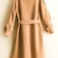 Winter Pure Color Loose Long Wool Coat 3776