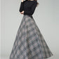 Autumn Winter Swing Wool Skirt 3927