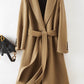 Pure Color Simple Autumn Winter Warm Wool Coat 3762