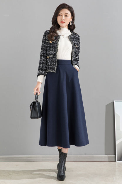 Women Autumn Winter Swing Skirt 4091