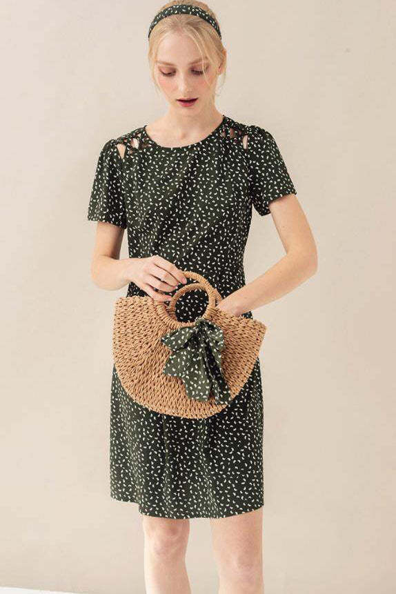 Ins Style Fashion Large Capacity Handmade Grass Woven Bag 3712