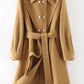 Women Autumn Winter Double-breasted Wool Coat 3761