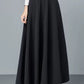 Women Simple A-Line Long Skirt 4092