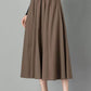 Women Elastic Waist Linen Skirt 4107