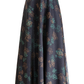 Women A-Line Floral Maxi Skirt 4120