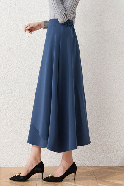Asymmetrical A-Line Long Skirt 4099