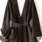 Wool Autumn Winter Short Women Casual Coat 3759