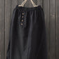 Wool midi skirt commuter skirt A-line summer skirt elastic skirt  J080