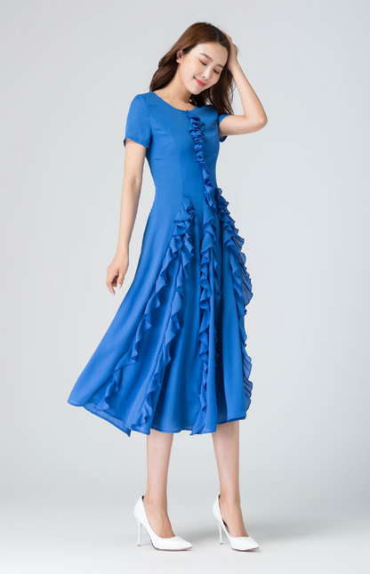 ruffle dress